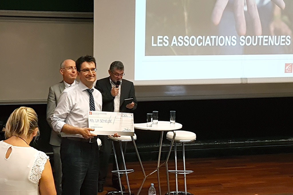 Merci à la Caisse d'Epargne
